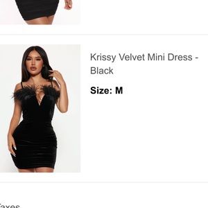 Krissy Velvet Mini Dress